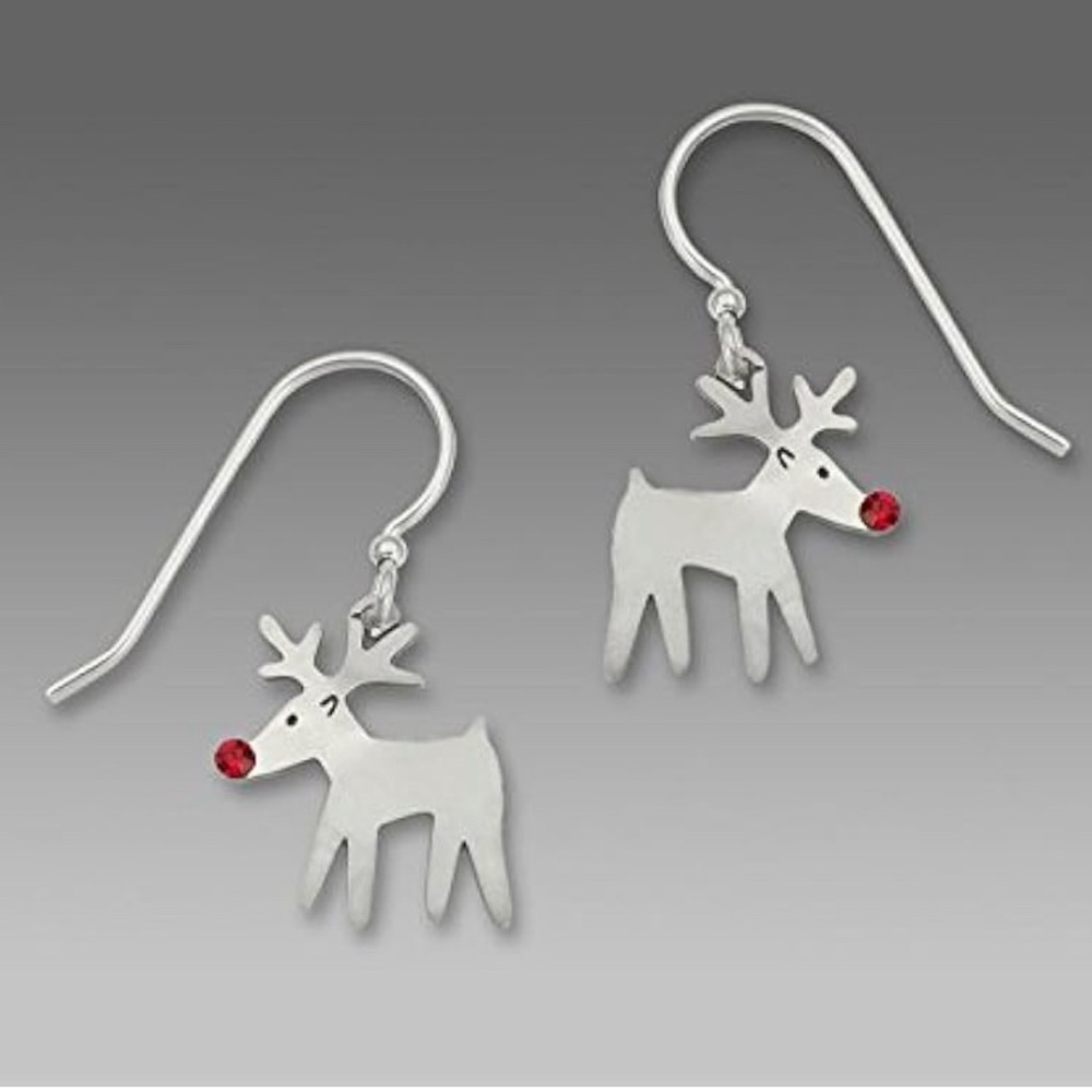 NWT Sienna Sky sterling silver Rudolph Earrings